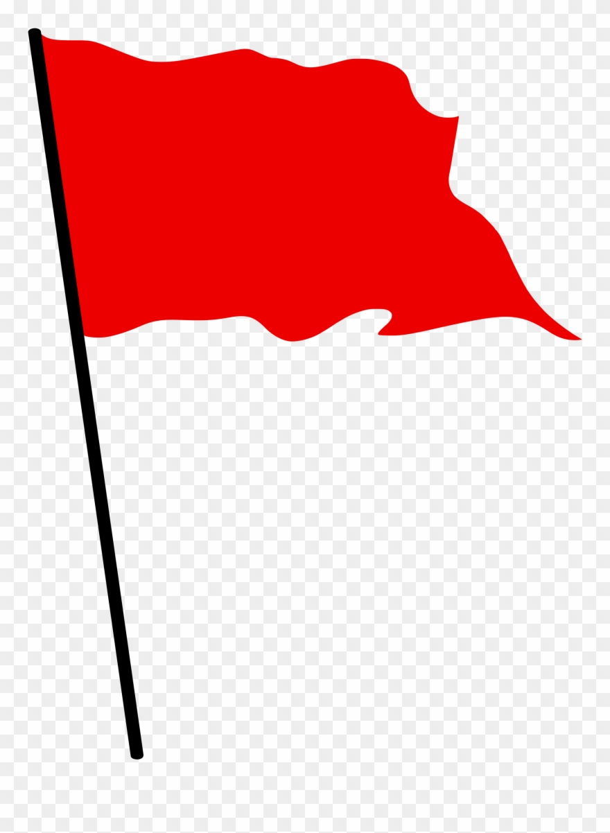 Red Flag Waving Png Clipart (#101796).