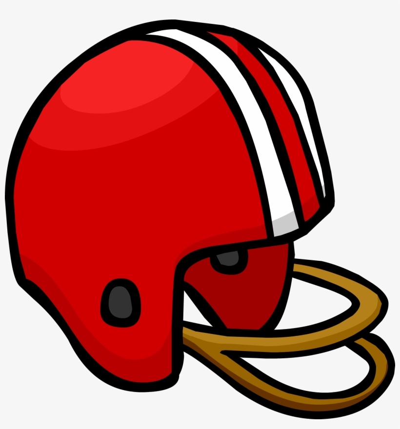 Red Football Helmet.
