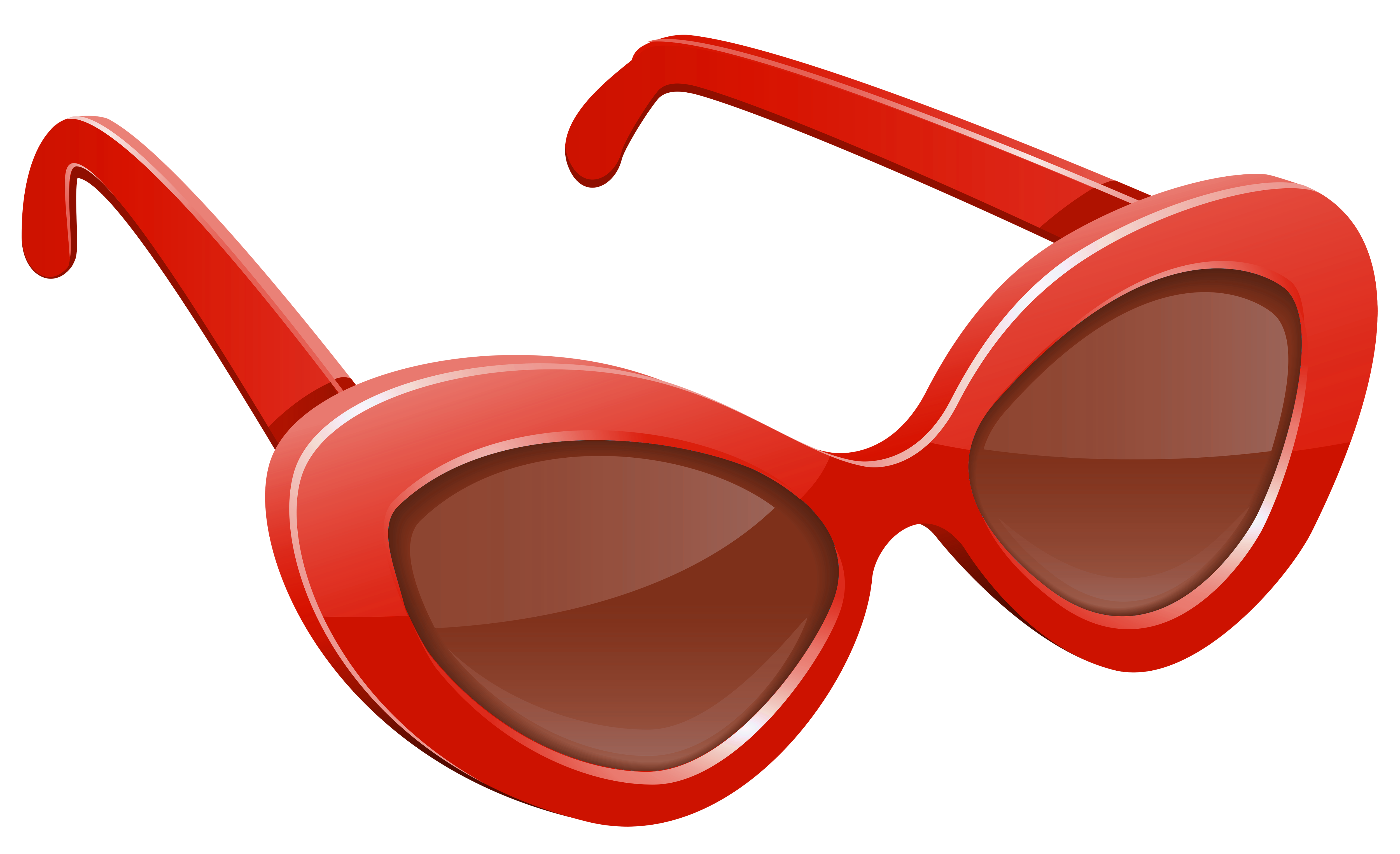 Red Sunglasses PNG Picture.