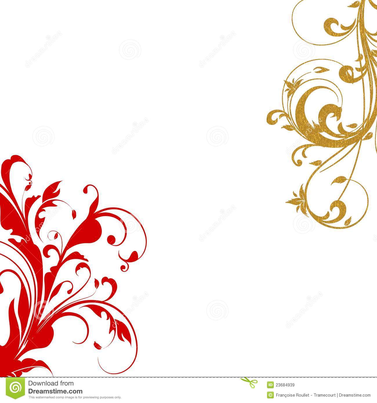 Red gold clipart.