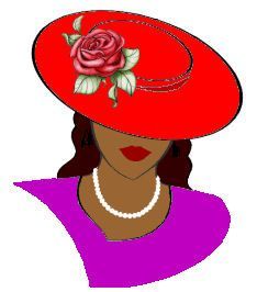 Red hat society clipart 3 » Clipart Station.