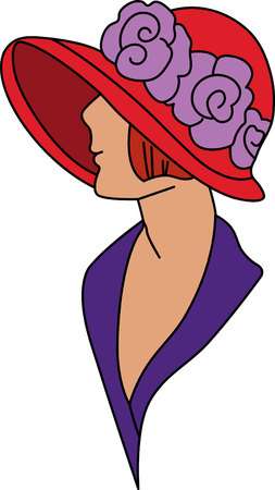 Red Hat Society Clipart (95+ images in Collection) Page 1.