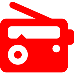 Red radio 4 icon.