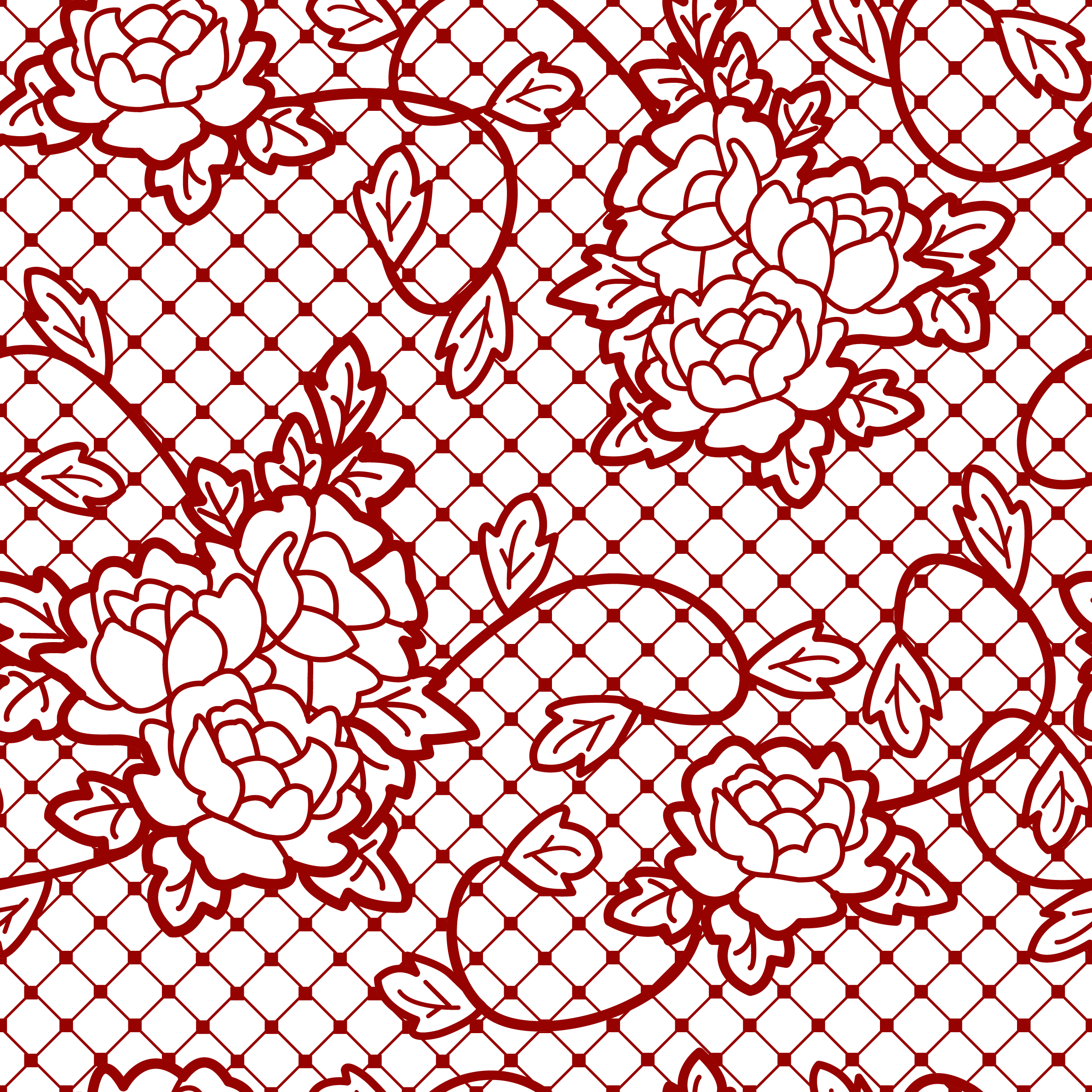Floral Pattern Png Seamless : Red lace clipart 20 free Cliparts ...