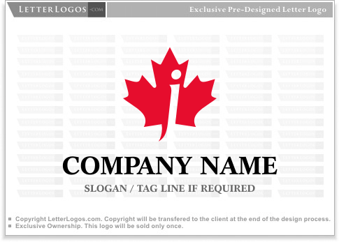Red Canadian Leaf Logo.