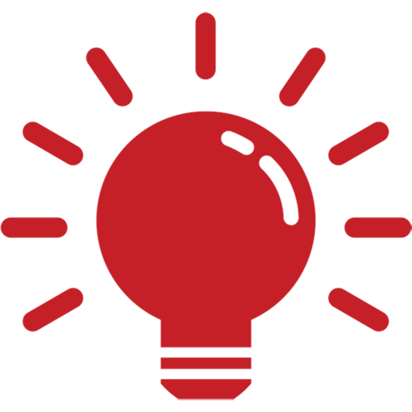 Red Light Bulb Icon #45004.