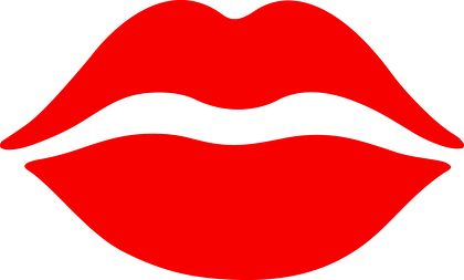 Red Lips Clipart Free.