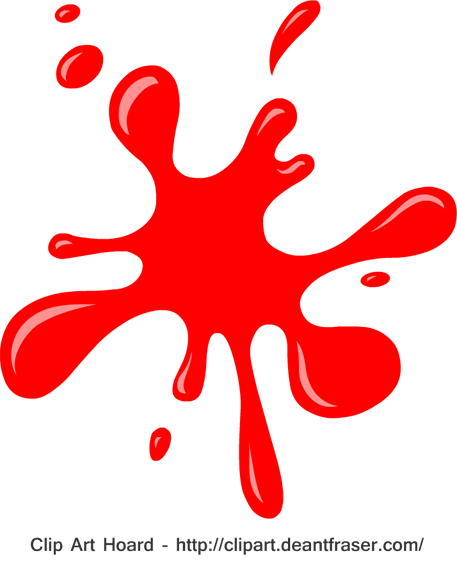 Red paint clipart - Clipground