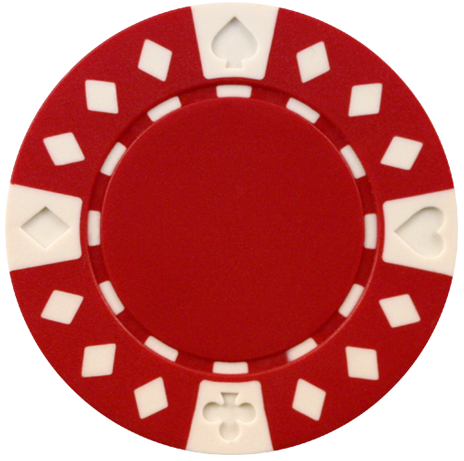 Clay Composite Diamond Suited Poker Chips 50 11.5 gram.
