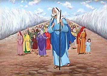 Moses Red Sea Clipart.
