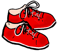 Clip Art Red Shoes Clipart.