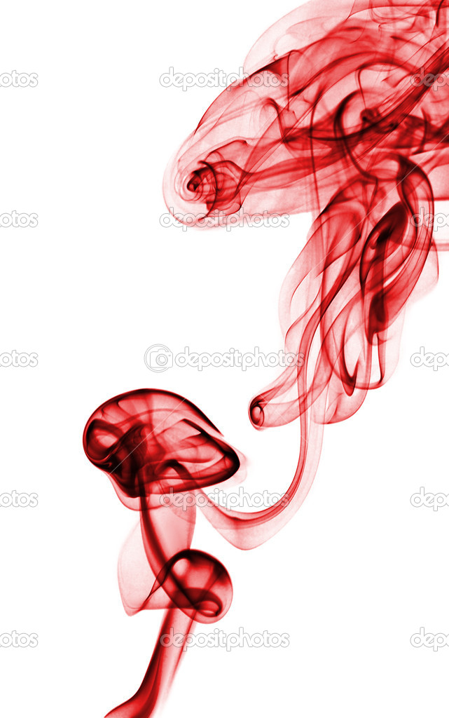 Red smoke isolated — Stock Photo © Alekcey #1816445.