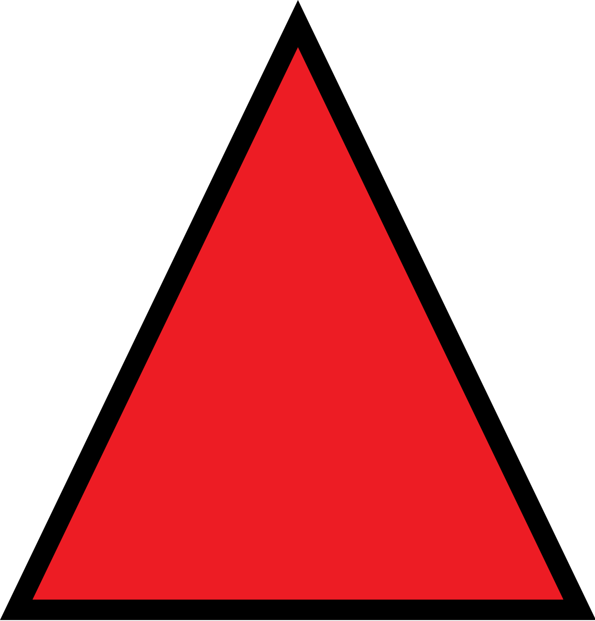 Red Triangle Clipart.
