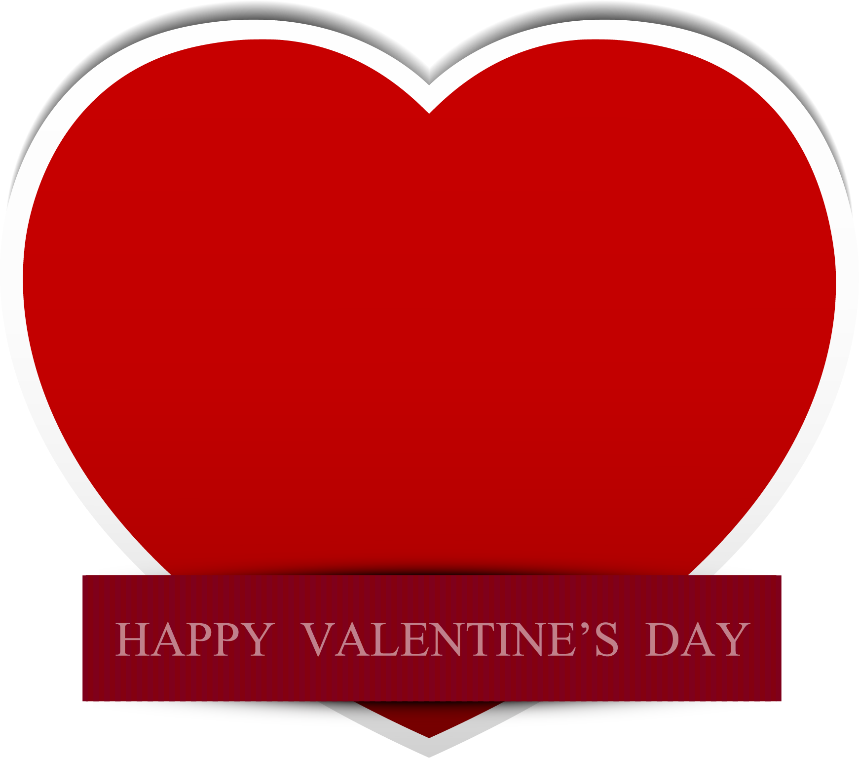 Red Valentines Day Heart Clip art.