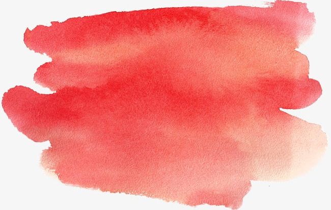 Red Watercolor Effect PNG, Clipart, Brush, Color, Color.