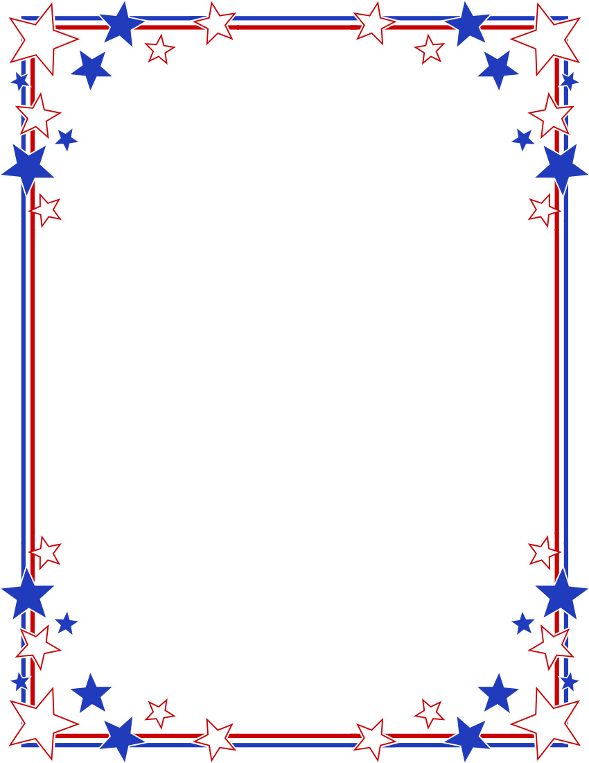 red white and blue star border clip art 10 free Cliparts | Download ...