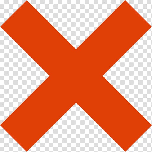 Orange x sign , Computer Icons X mark Red, x mark.