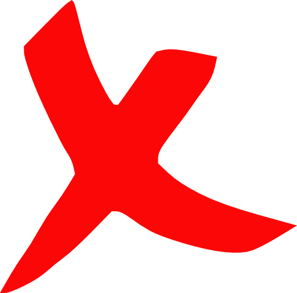Free Red X Mark Transparent Background, Download Free Clip.