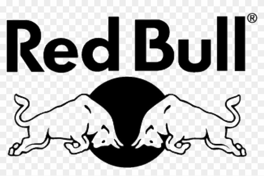 Red Bull Logo Black And White.