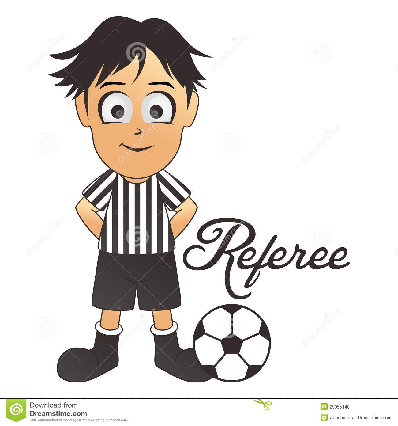 Soccer Referee Clipart.