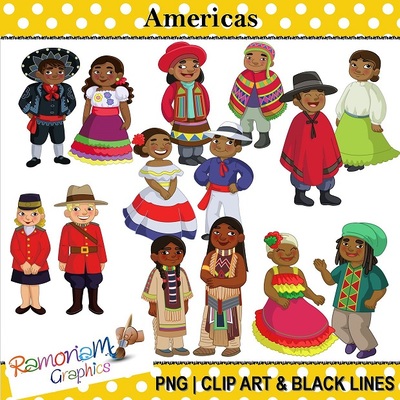 Regional costumes clipart - Clipground
