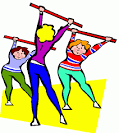 Exercise regularly clipart.