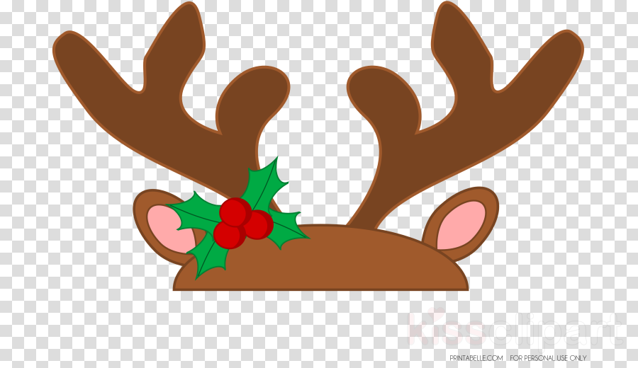 Reindeer, Deer, Rudolph, transparent png image & clipart.