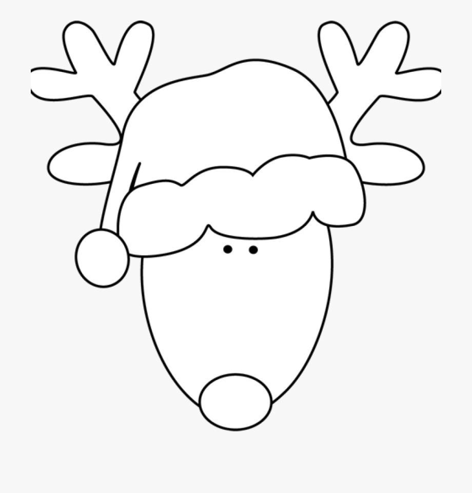 Reindeer Clipart Black And White Reindeer Clipart Black.