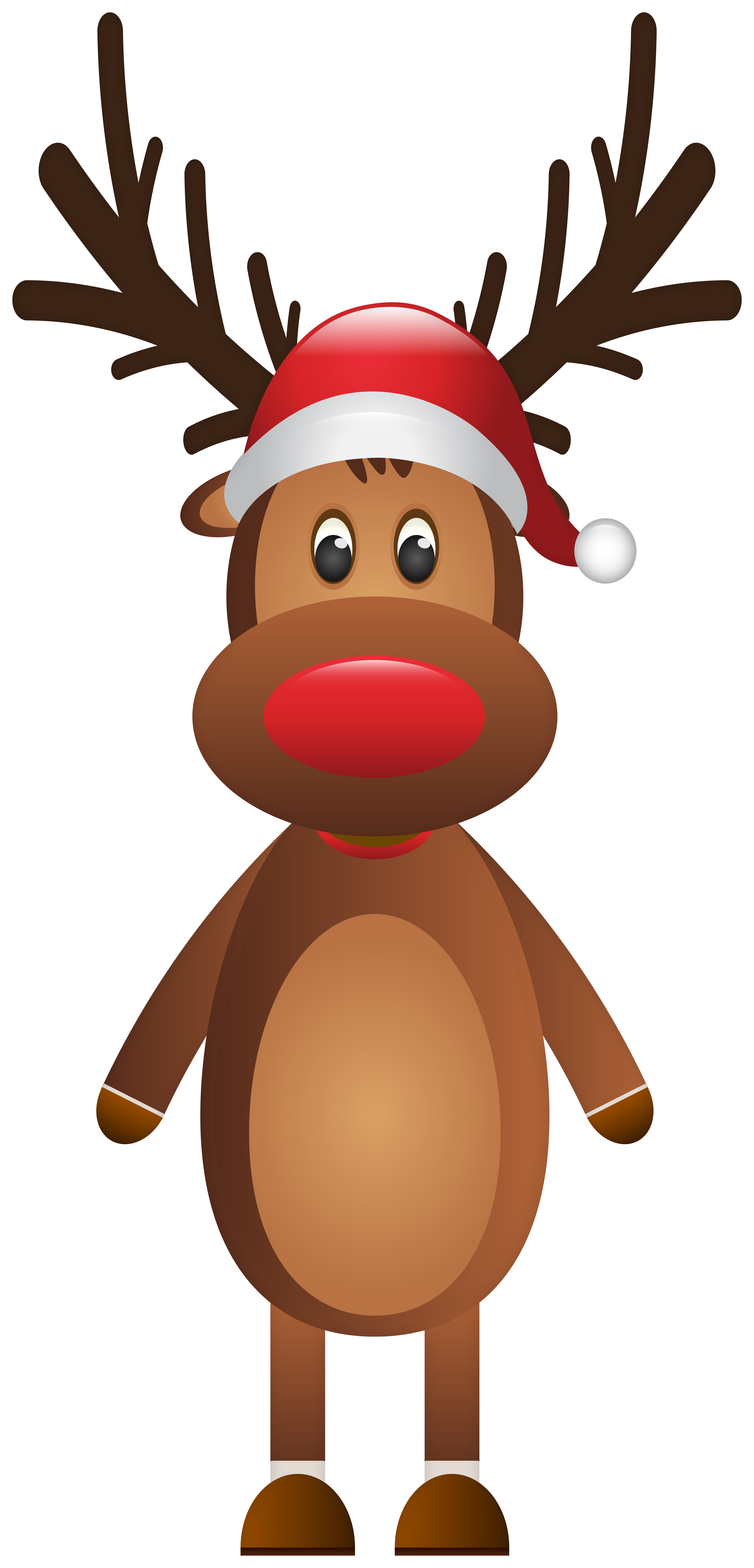 Rudolph Reindeer Clip Art Image.