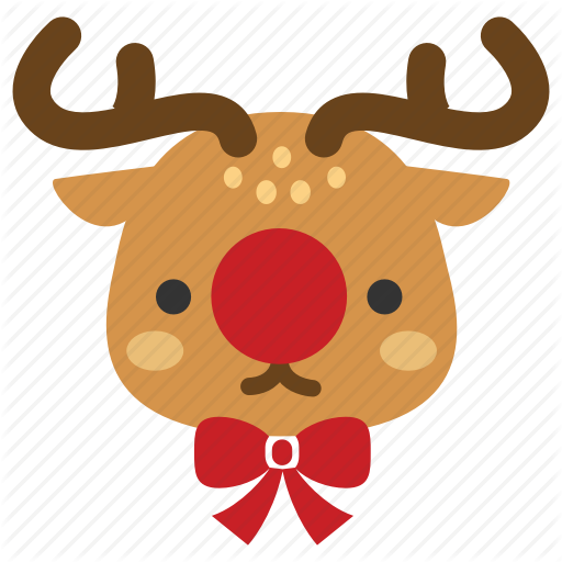 Rudolph Christmas clipart.
