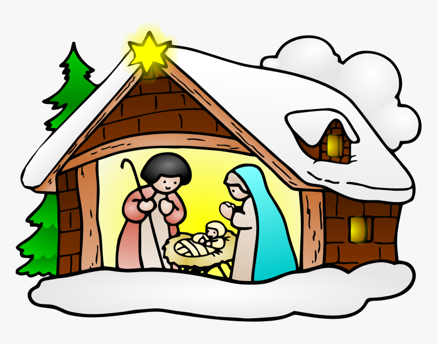 Clip Clipart Christmas Religious.