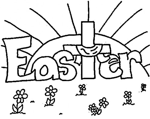Easter Clipart Black And White.
