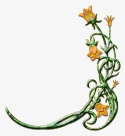 Flower Easter Religious Border Clipart.