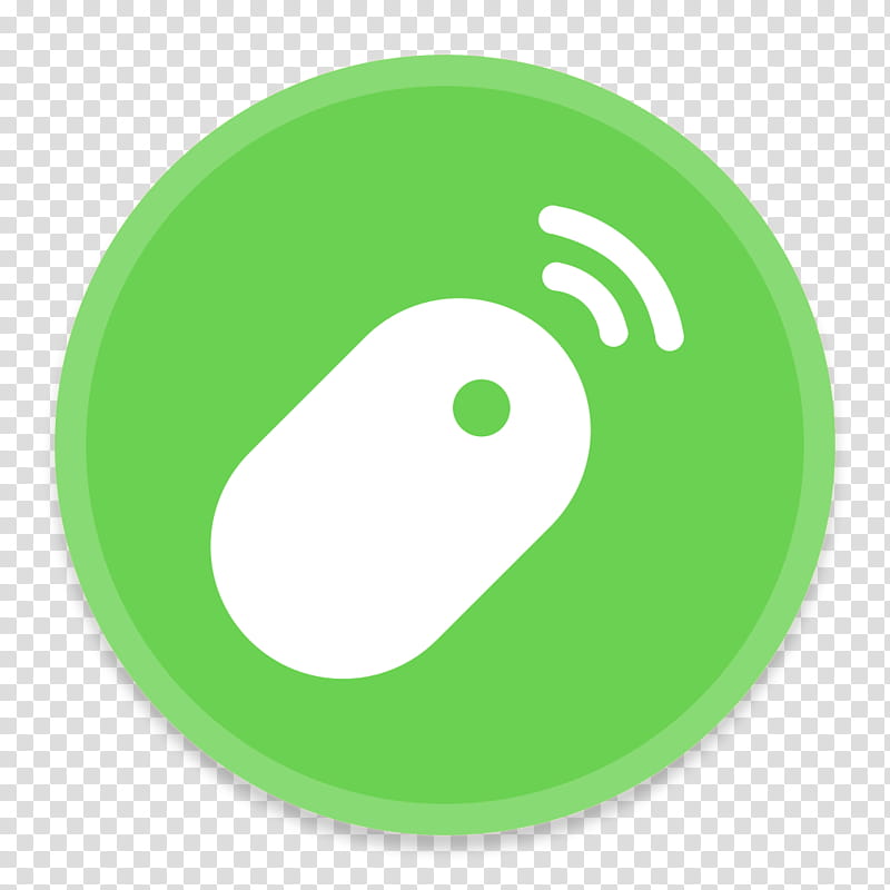 Button UI Request, round green and white remote icon.