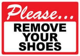 Free Please Remove Your Shoes Clipart.