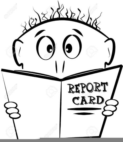 Good Report Card Clipart.