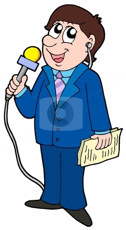 Reporter Clipart.