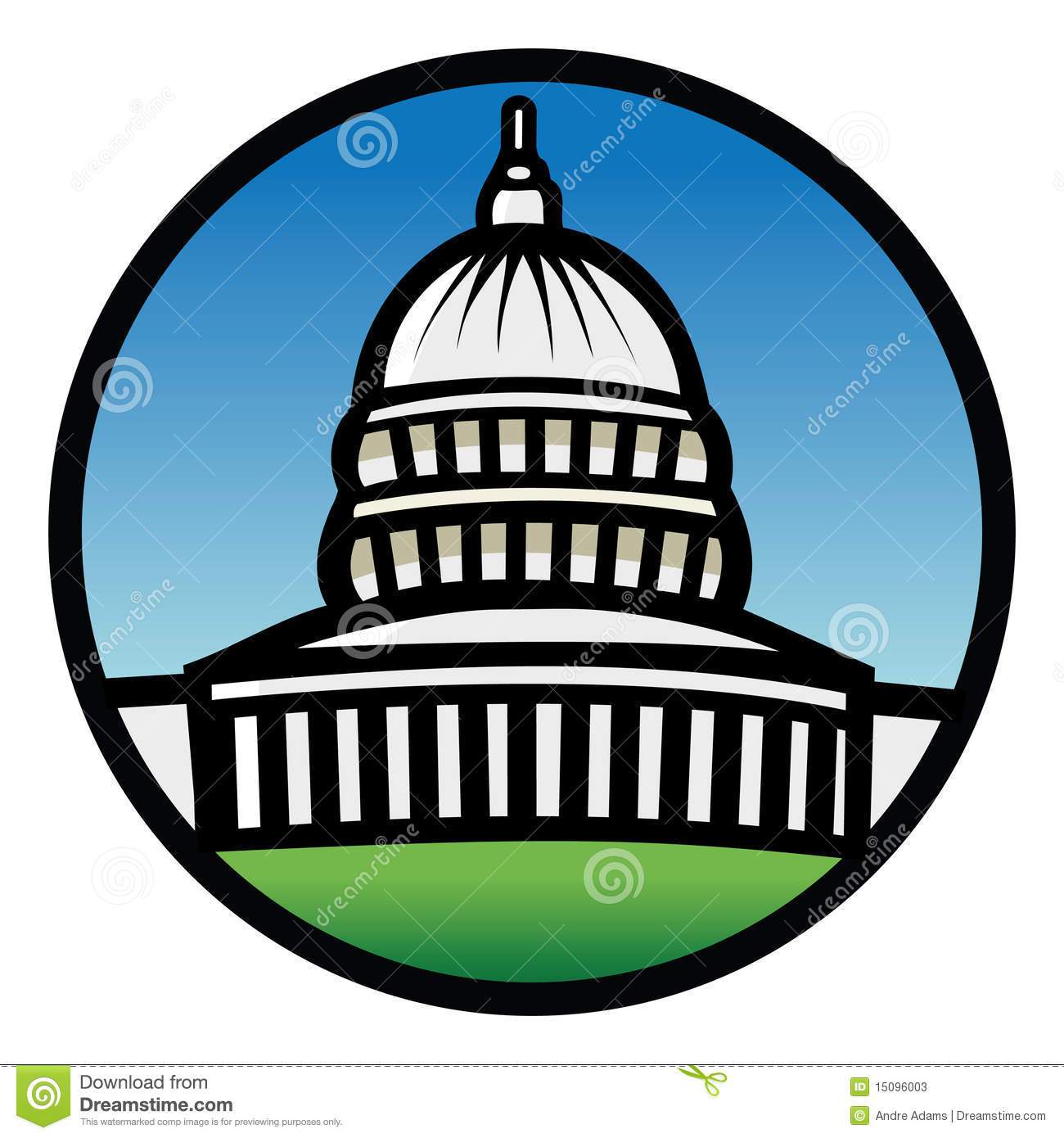 HOUSE OF REPRESENTATIVES AND SENATE CLIPART DRAWING 116px Image 14