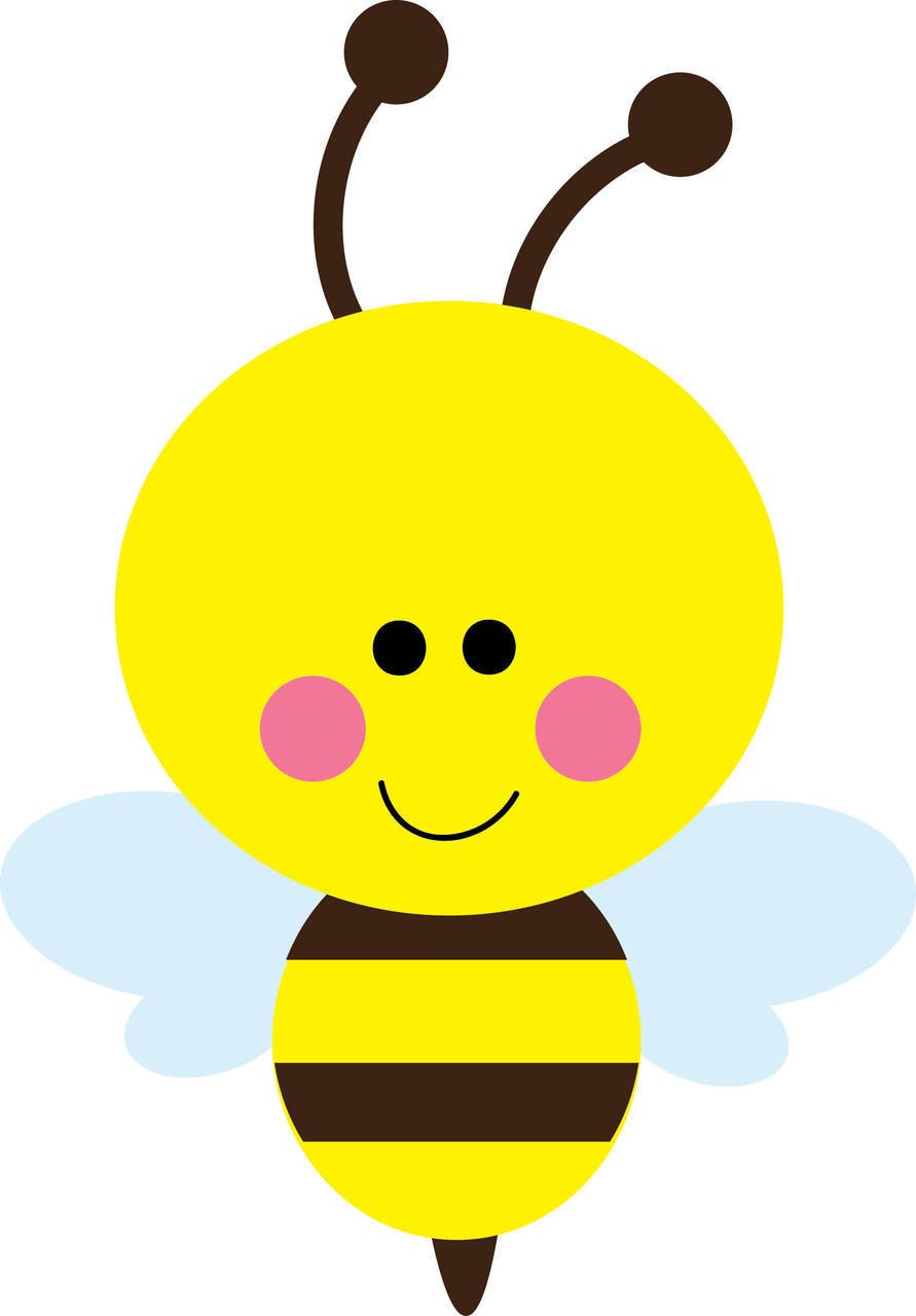 Cute Bumblebee Clipart.