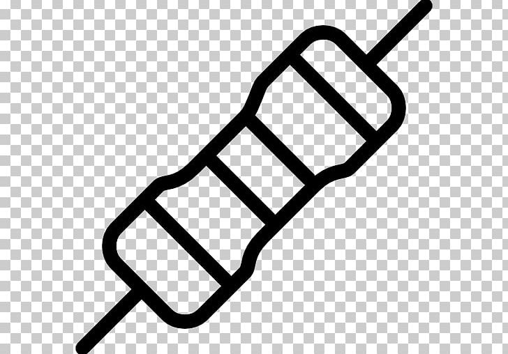 Computer Icons Resistor Ohm PNG, Clipart, Black And White.