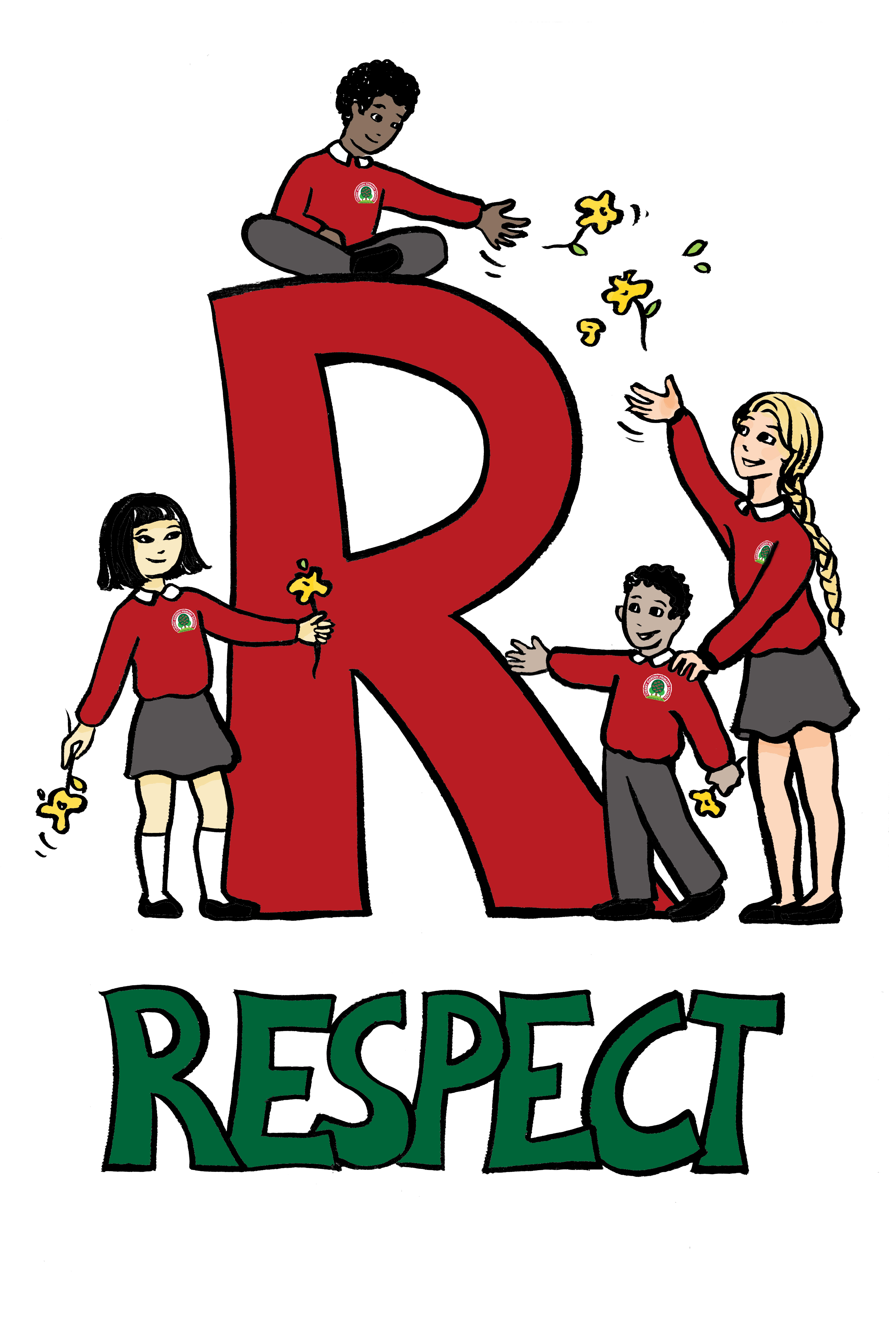 Showing Respect Clipart.