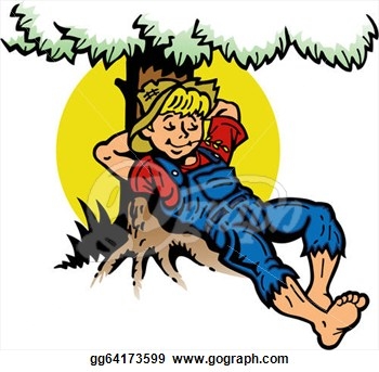 Rest Under The Tree Clipart.