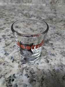 Details about HOOTERS Restaurant Orange and Black Owl Logo Shot Drinking  Glass Made in USA!.