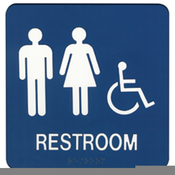 Clipart Restroom Sign.