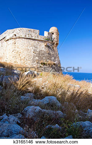 Stock Images of Venetian Fortezza in Rethymno k3165146.