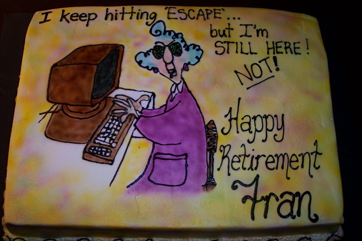 Maxine Funny Retirement Clipart.