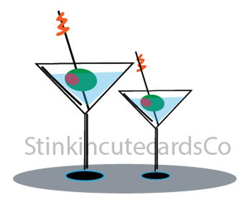 Martini clipart retro cocktail, Martini retro cocktail.