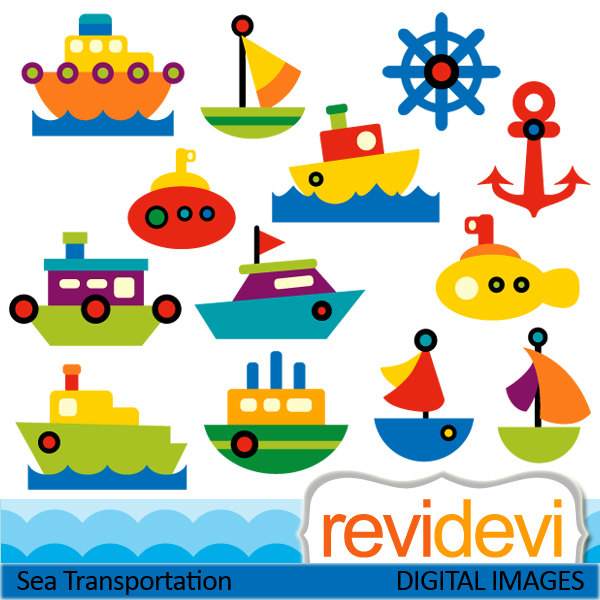 Sea Transportation 07374.. Commercial use clipart for by.
