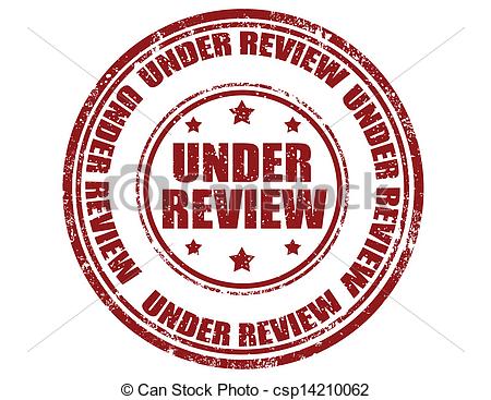 Clip Art Vector of Under review.
