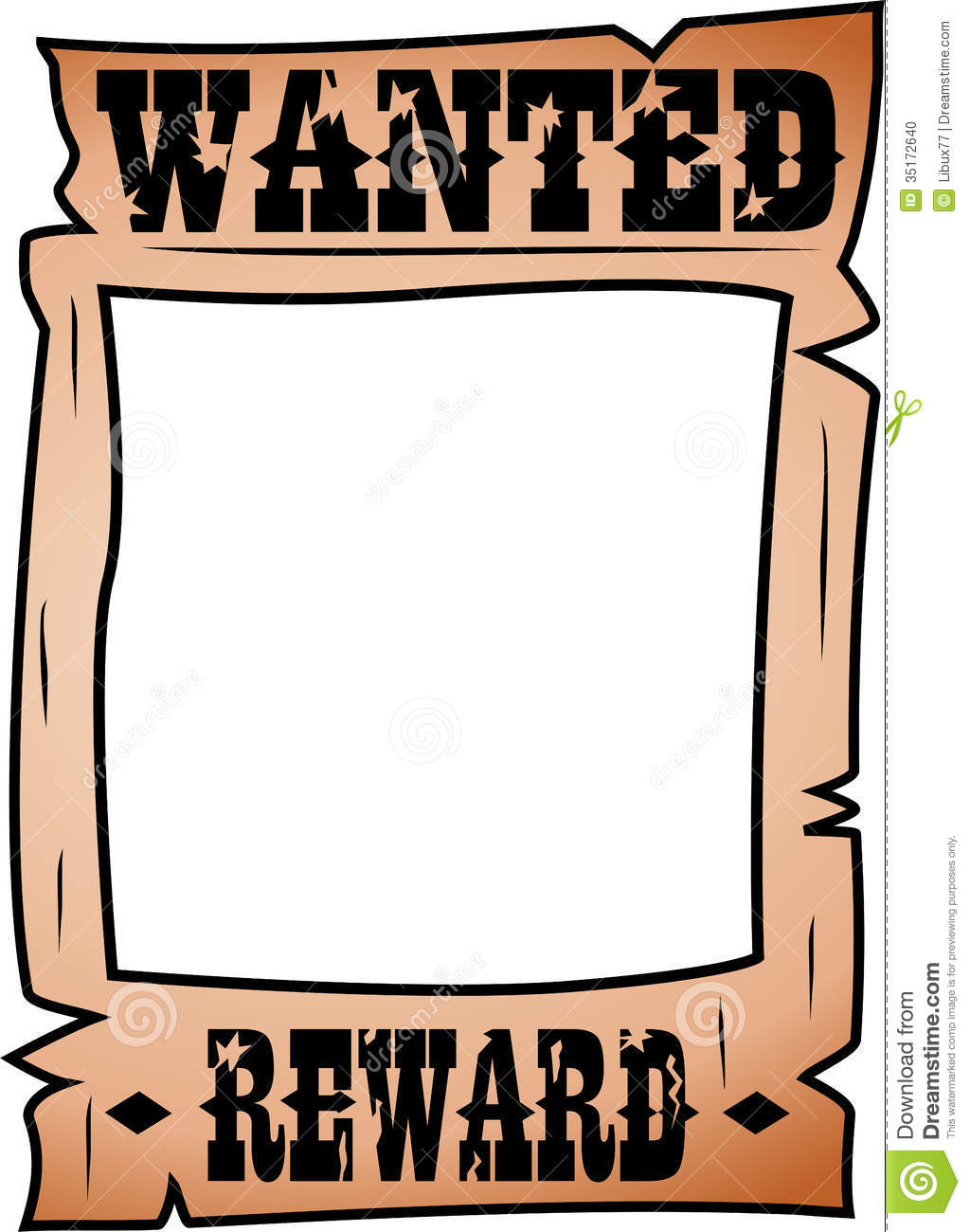 19+ Wanted Poster Clipart.